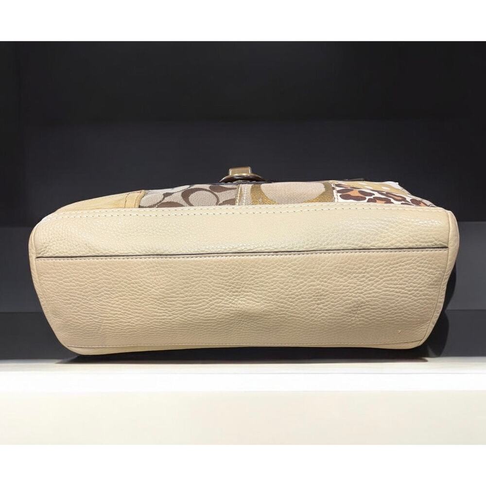 Y2K Coach 10816 Signature Patchwork Satchel & 40527 Zip Around Wallet - Picture 5 of 14
